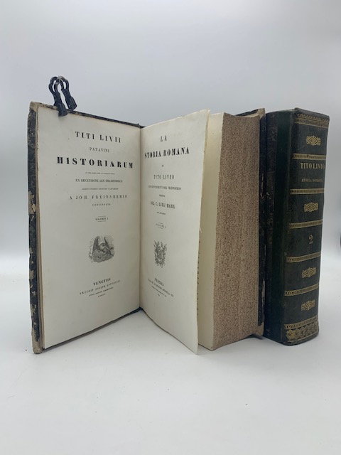 La storia romana di Tito Livio con supplementi del Freinsemio tradotta dal C. Luigi Mabil con annotazioni. Vol. I (-II)